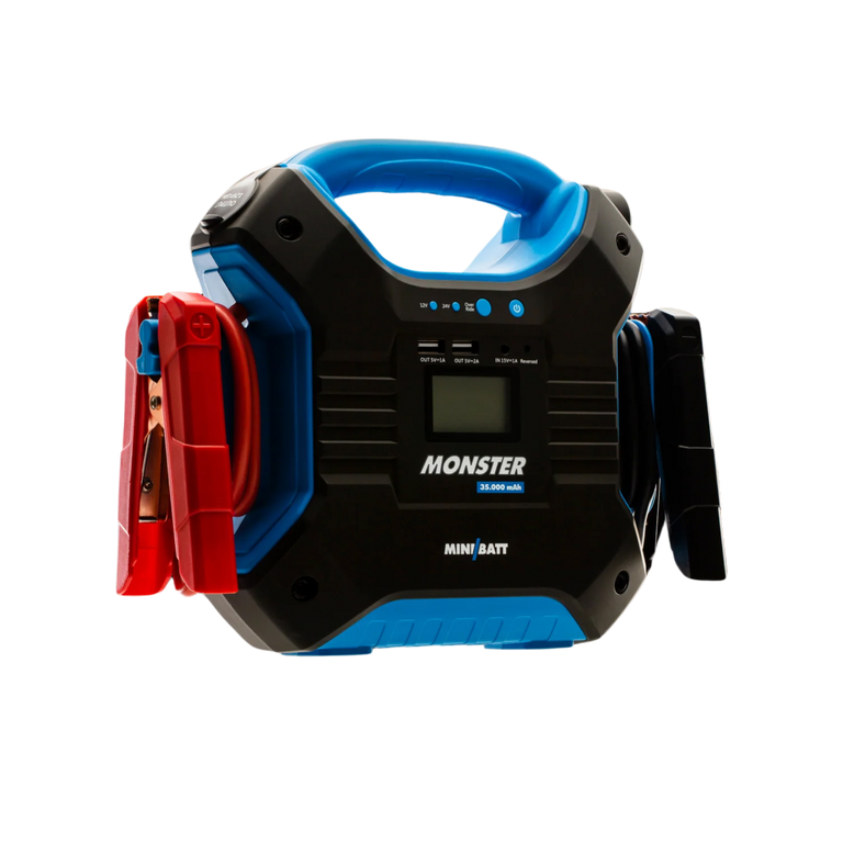 TT150 MONSTER · Arrancador de batería 35.000 mAh