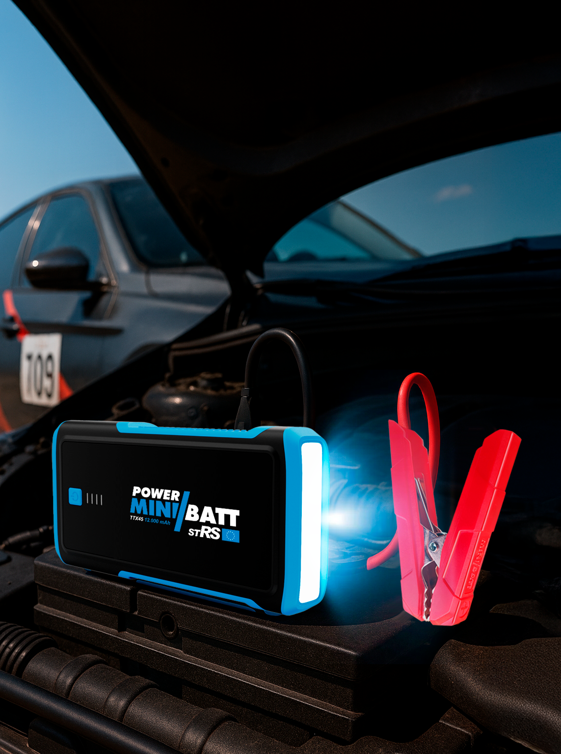 TTX75 STRS · Arrancador de batería 12.000 mAh