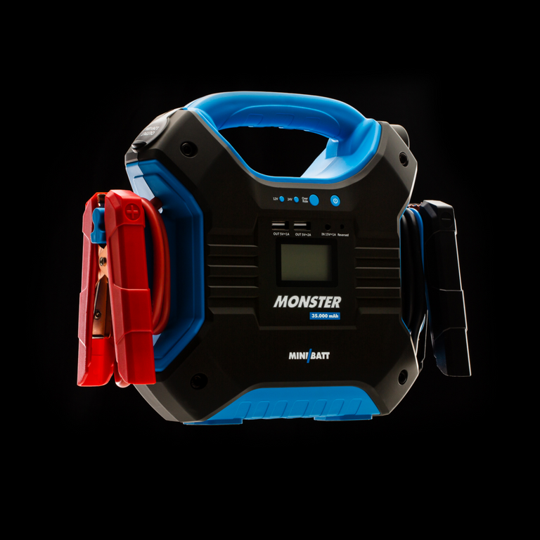 TT150 MONSTER · Arrancador de batería 35.000 mAh